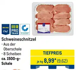 METRO METRO Chef Schweineschnitzel Angebot