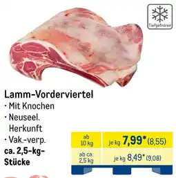 METRO Lamm-Vorderviertel Angebot