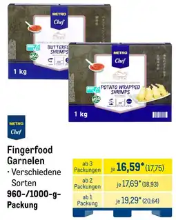 METRO METRO Chef Fingerfood Garnelen Angebot