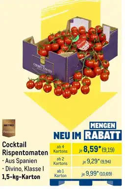 METRO METRO Premium Cocktail Rispentomaten Angebot