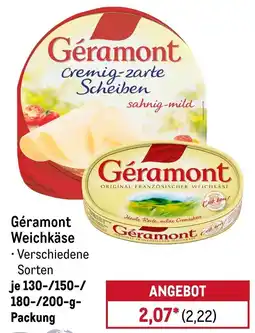 METRO Géramont Weichkäse Angebot