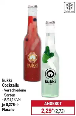 METRO kukki Cocktails Angebot