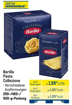 METRO Barilla Pasta Collezione Angebot