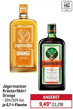 METRO Jägermeister Kräuterlikör/Orange Angebot