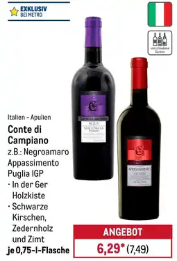METRO Conte di Campiano Angebot