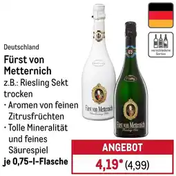 METRO Fürst von Metternich Angebot