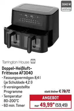 METRO Tarrington House Doppel-Heißluft-Fritteuse AF3040 Angebot