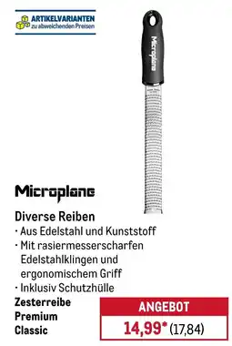 METRO Microplane Diverse Reiben Angebot
