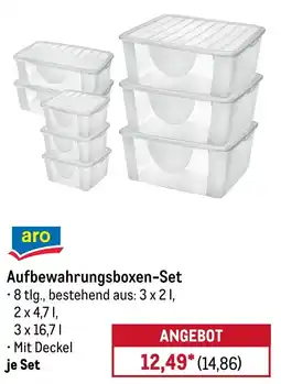 METRO aro Aufbewahrungsboxen-Set Angebot