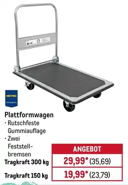 METRO METRO PROFESSIONAL Plattformwagen Angebot