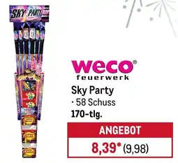 METRO weco feuerwerk Sky Party Angebot