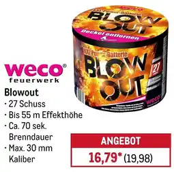 METRO weco feuerwerk Blowout Angebot