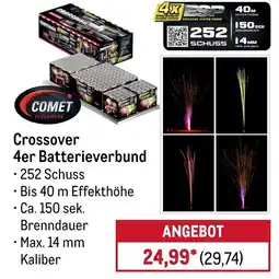 METRO COMET FEUERWERK Crossover 4er Batterieverbund Angebot