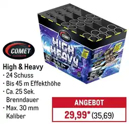 METRO COMET FEUERWERK High & Heavy Angebot