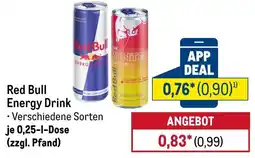 METRO Red Bull Energy Drink Angebot