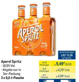 METRO Aperol Spritz Angebot