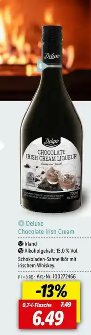 Lidl Deluxe Chocolate Irish Cream Angebot