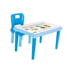 Netto Marken-Discount Pilsan Kindertisch Stuhl 03516 Kindersitzgruppe Kunststoff max. 50 kg ab 3 Jahre blau Angebot