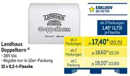 METRO Landhaus Doppelkorn Angebot