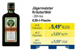 METRO Jägermeister Kräuterlikör Angebot