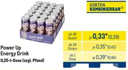METRO Power Up Energy Drink Angebot