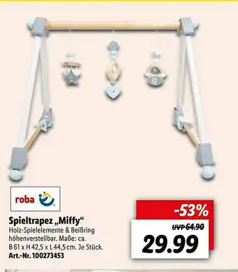 Lidl Roba Spieltrapez „miffy” Angebot