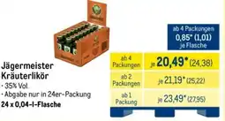 METRO Jägermeister Kräuterlikör Angebot