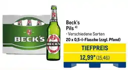 METRO Beck's Pils Angebot