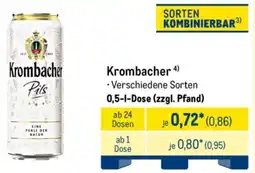 METRO Krombacher Angebot