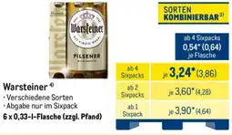 METRO Warsteiner Angebot