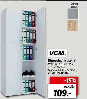 Lidl Vcm Büroschrank „lona” Angebot