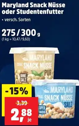 Thomas Philipps Maryland Snack Nüsse oder Studentenfutter Angebot