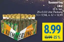 diska Kuemmerling Likör Angebot