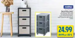 diska rotho Tower mit Rollen ,,Country" Angebot