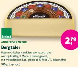 Biomarkt ANDECHSER NATUR Bergtaler Angebot