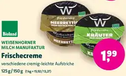 Biomarkt WEIBENHORNER MILCH MANUFAKTUR Frischecreme Angebot