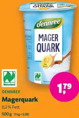Biomarkt DENNREE Magerquark Angebot