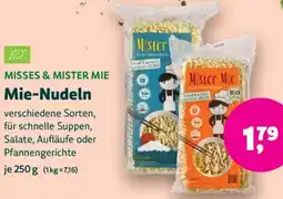Biomarkt MISSES & MISTER MIE Mie-Nudeln Angebot