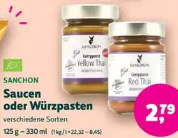 Biomarkt SANCHON Saucen oder Würzpasten Angebot