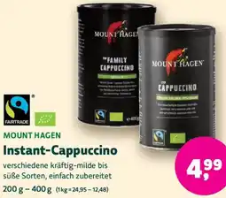 Biomarkt MOUNT HAGEN Instant-Cappuccino Angebot