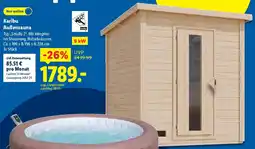 Lidl Karibu Außensauna Angebot