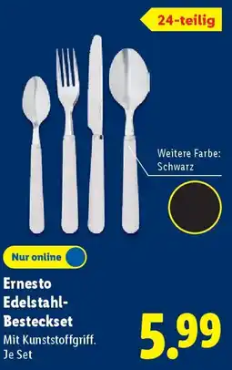 Lidl Ernesto Edelstahl Besteckset Angebot