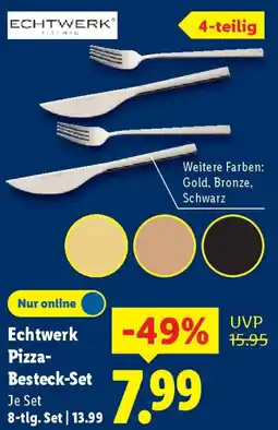Lidl Echtwerk Pizza Besteck-Set Angebot