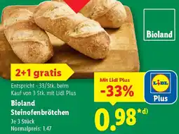 Lidl Bioland Steinofenbrötchen Angebot