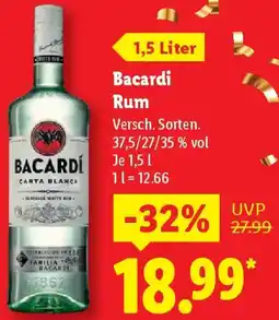 Lidl Bacardi Rum Angebot