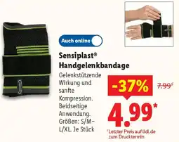 Lidl Sensiplast Handgelenkbandage Angebot