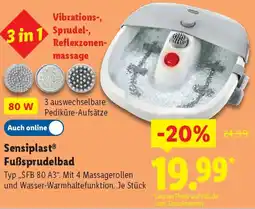 Lidl Sensiplast Fußsprudelbad Angebot