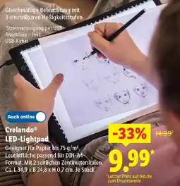 Lidl Crelando LED-Lightpad Angebot