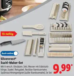 Lidl Silvercrest Sushi-Maker-Set Angebot