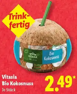 Lidl Vitasia Bio Kokosnuss Angebot